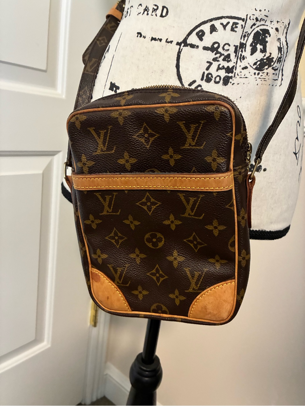 Louis Vuitton Monogram Danube Pm Crossbody Y2k Bag Vintage